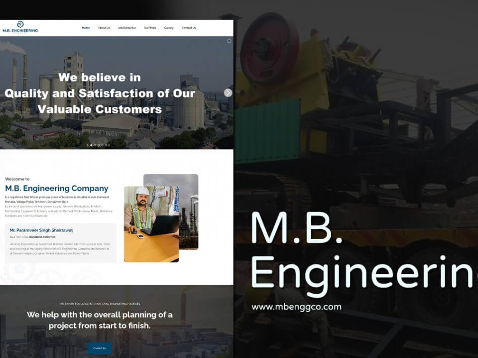 engineering company website designer in udaipur rajasthan