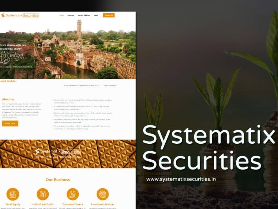 investment and advisory website designer in udaipur india