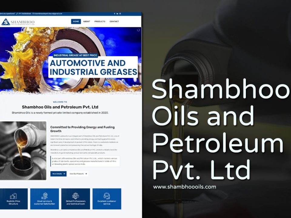 oil and petroleum website designer in udaipur india