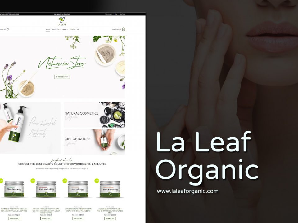 organic products website designer in udaipur india