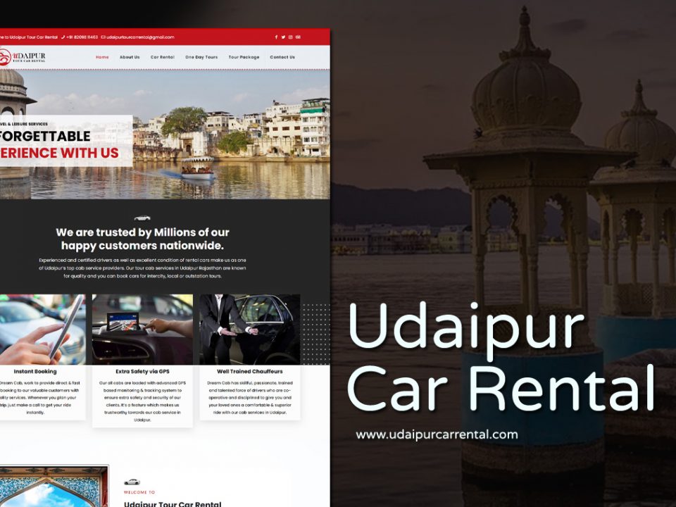 travel agency website designer in udaipur