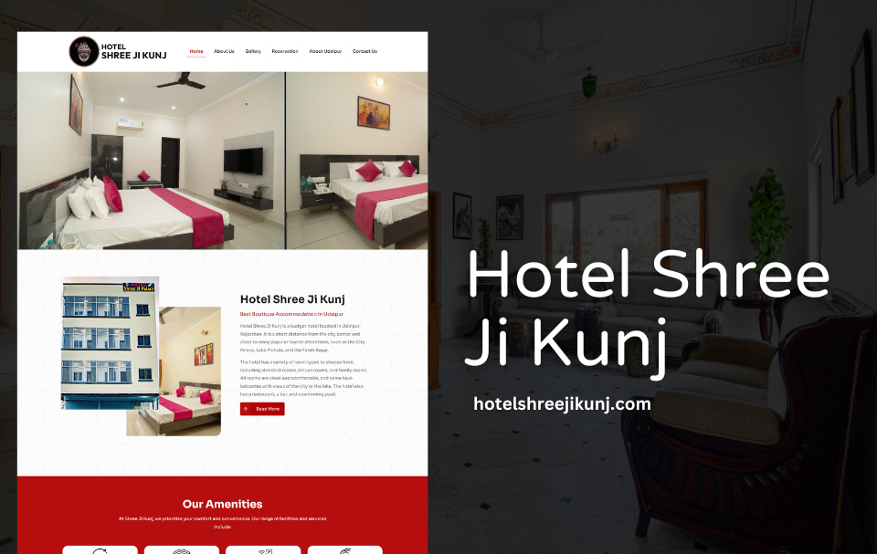 Budget Hotel Website Designer Udaipur