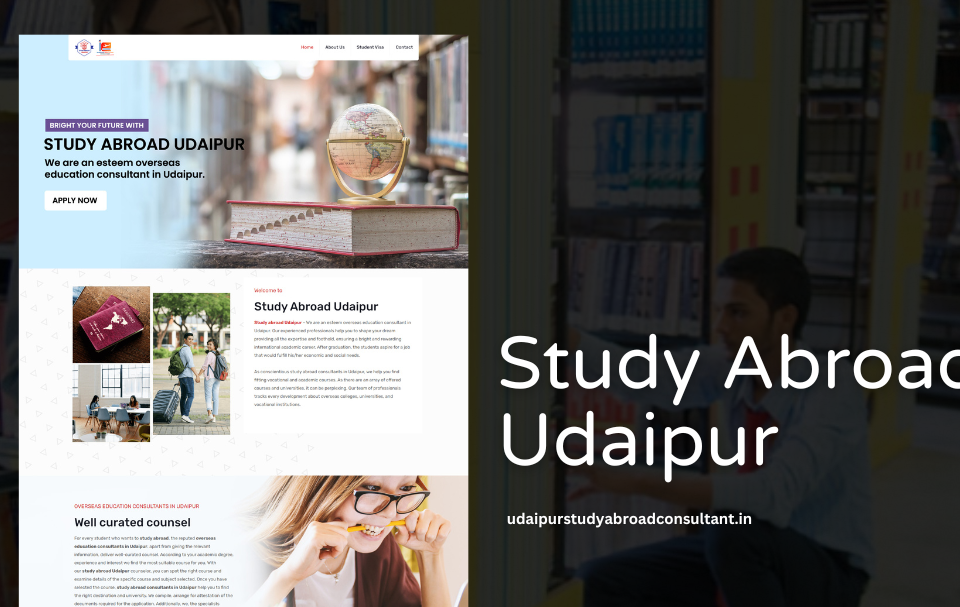 Study Abroad Website Designer Udaipur