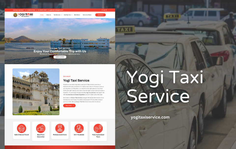 Taxi services Website Designer Udaipur