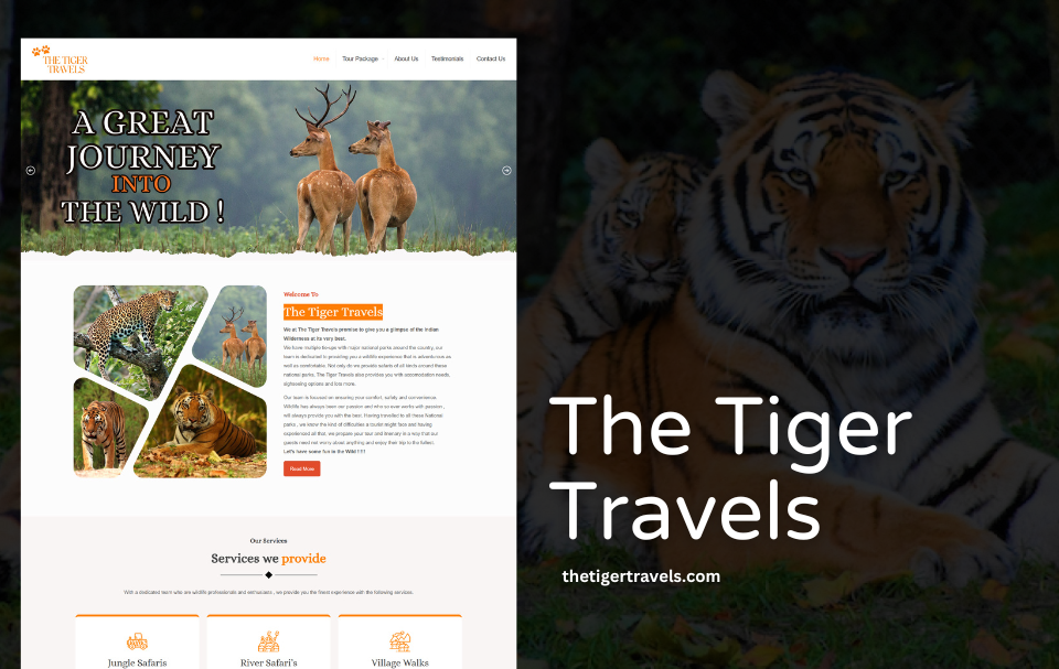 Tour Packages Website Designer Udaipur
