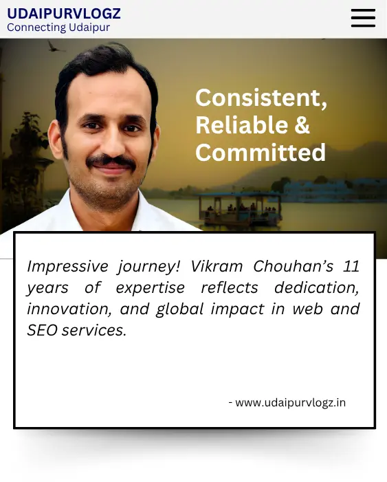 vikram chouhan udaipur web designer