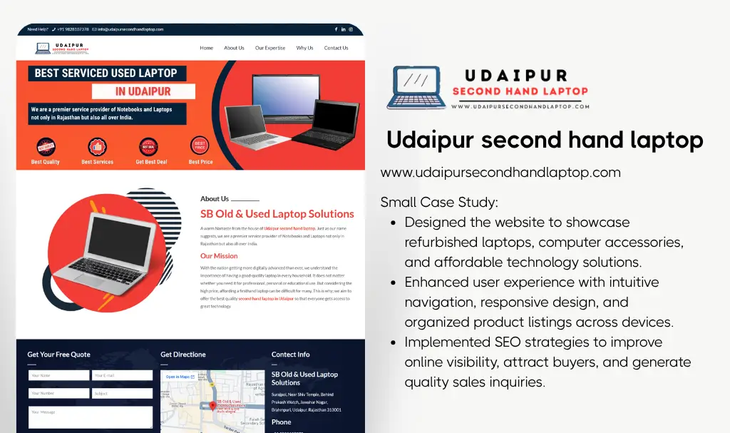 Udaipur Second Hand Laptop