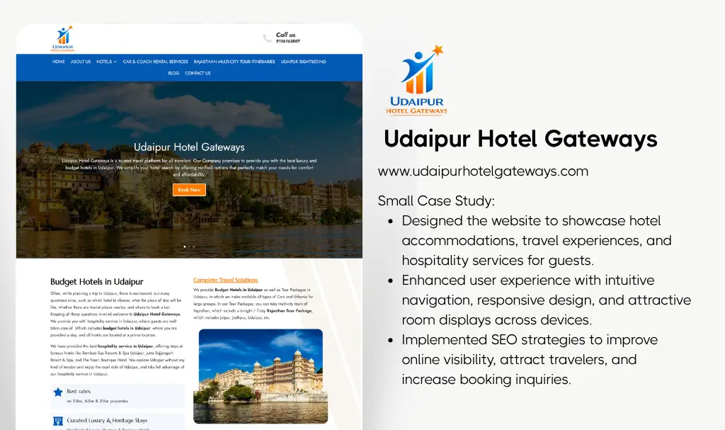 Udaipur Hotel Gateways